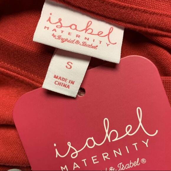 Ingrid & Isabel Maternity Red Santa Baby Long Sleeve Tunic - Picture 3 of 11